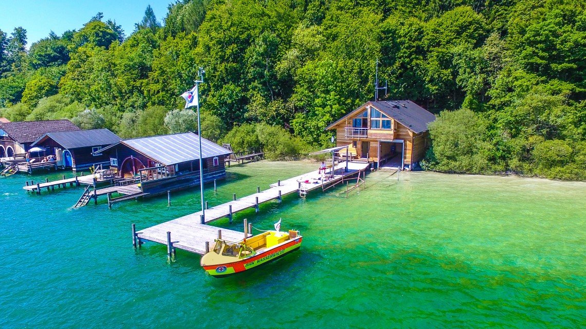 Luftbild: Wasserrettungsstation Feldafing